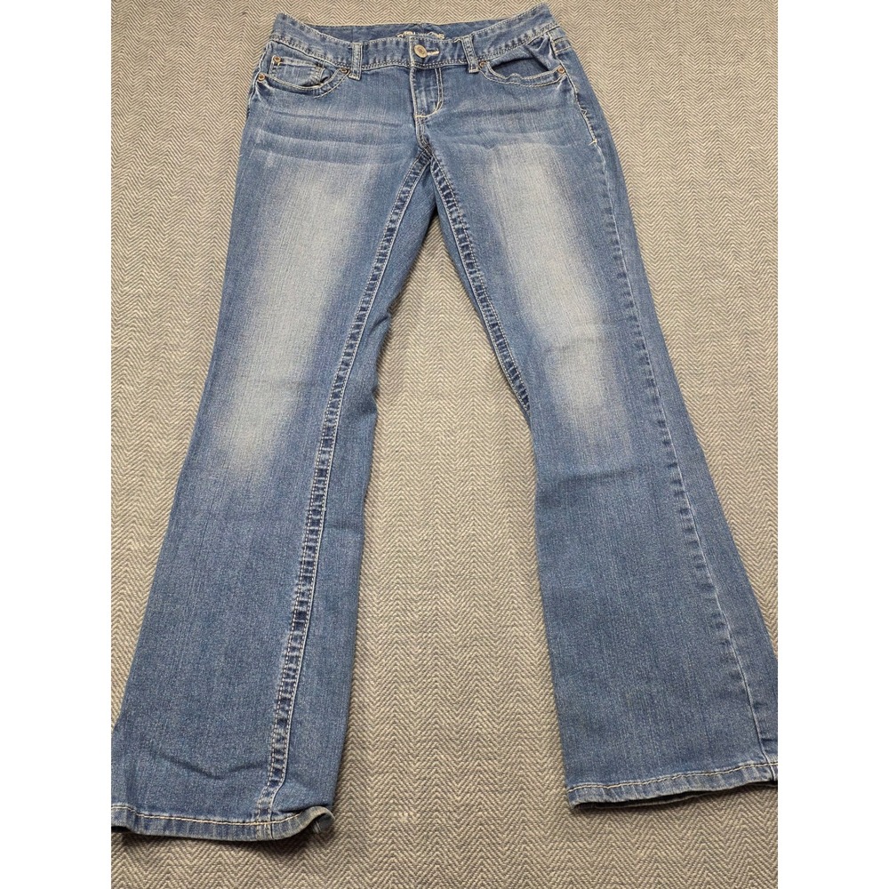 Maurices Womens Jeans Bootcut Flared Medium Wash Denim Size 5 Regular